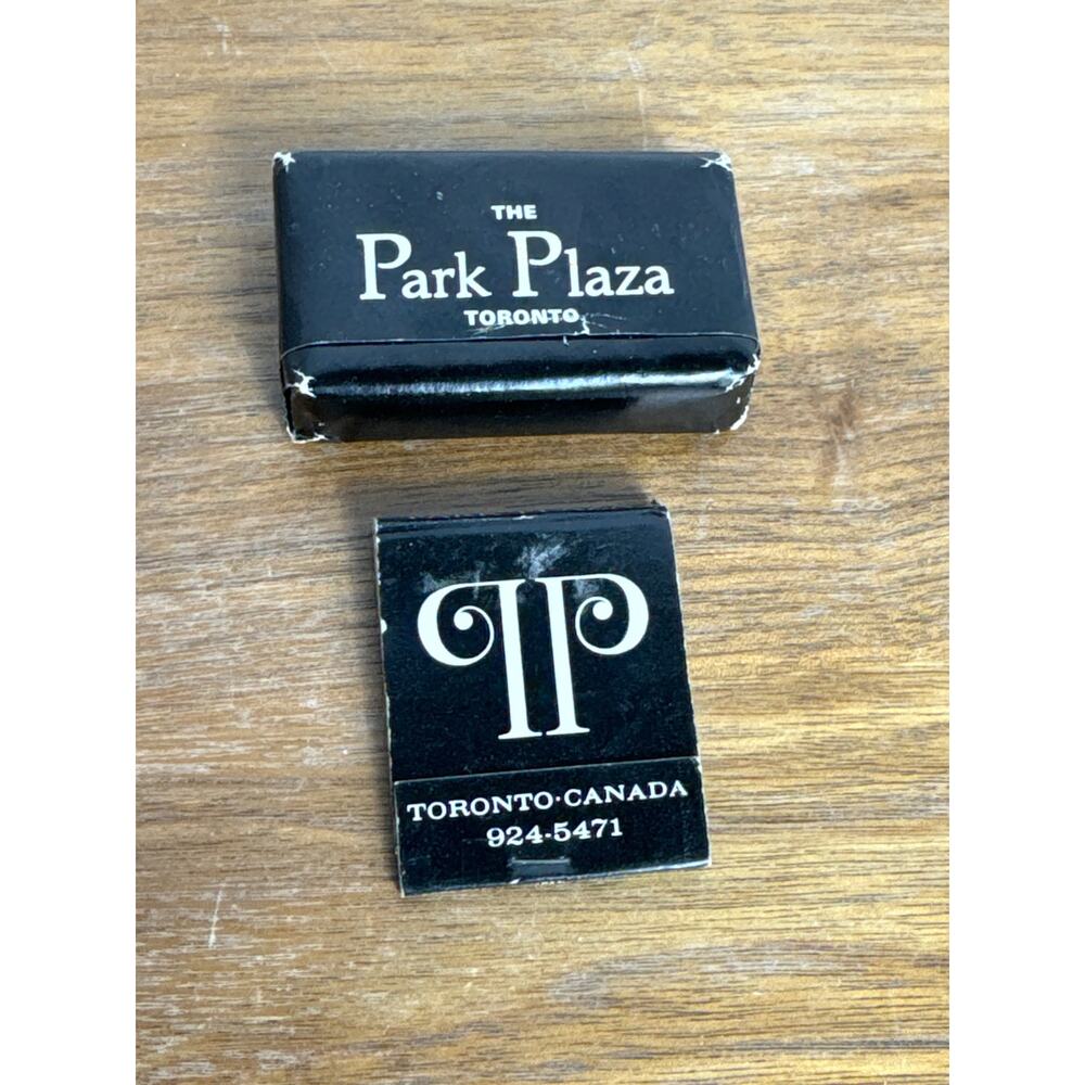 The Park Plaza Hotel Toronto Canada Matchbook & Hotel Soap Unstruck Vintage